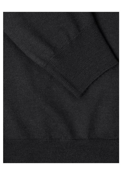 Polo in Lana Extrafine colore nero PAOLO PECORA | Polo | A010 F0019000